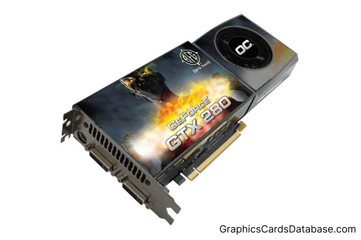 Nvidia 280 NVIDIA GeForce GTX 280 - Specifications, Benchmarks & Comparison ...